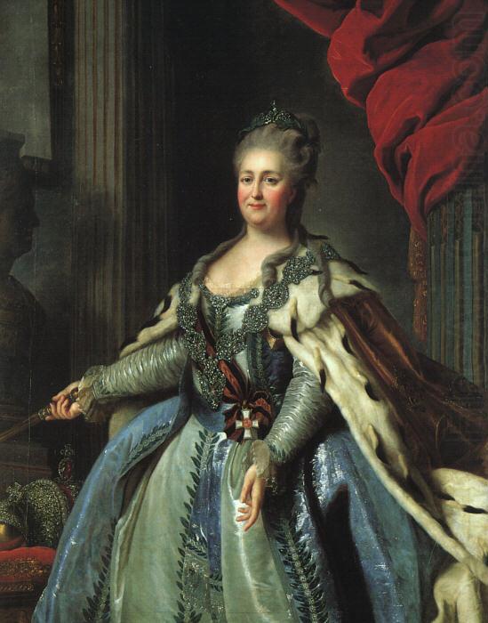 Portrait of Catherine II, Fedor Rokotov